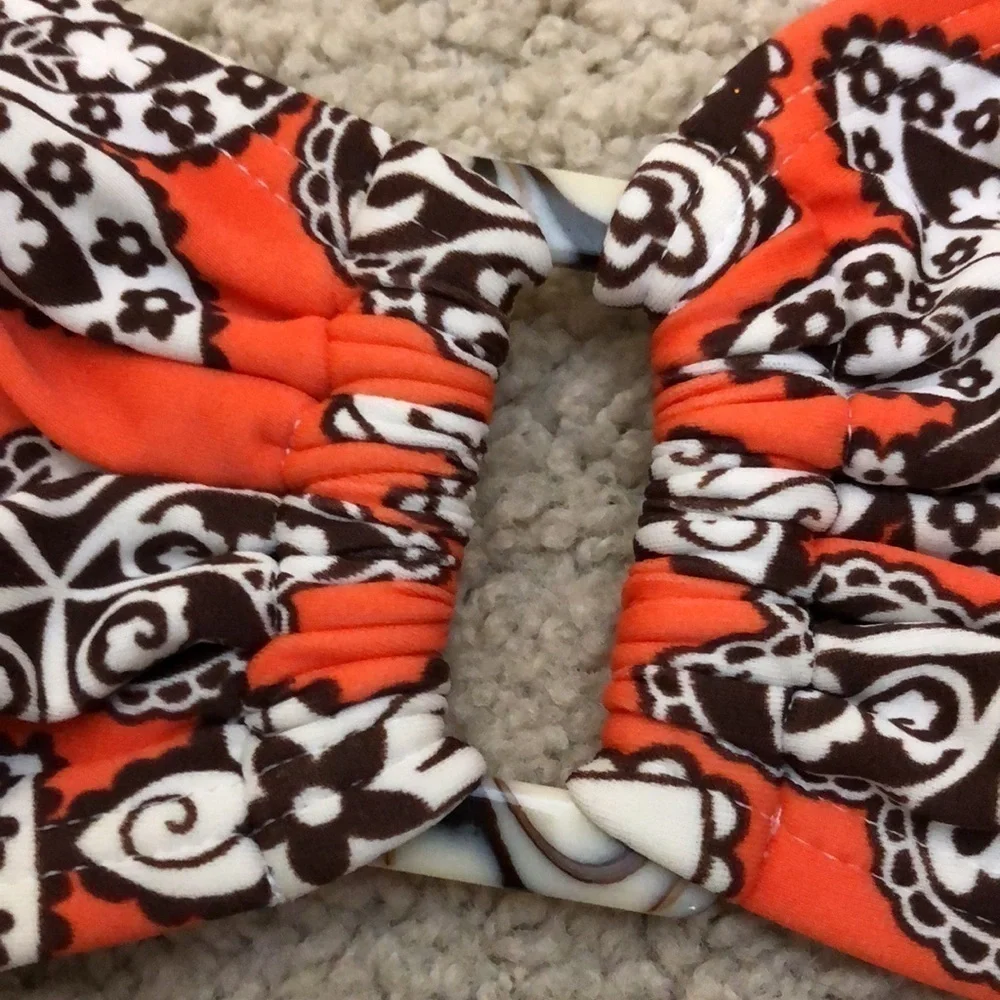 3/$25 Xhilaration Boho Style Bandeau Bikini Top Size M